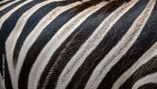 zebra hair background texture close up