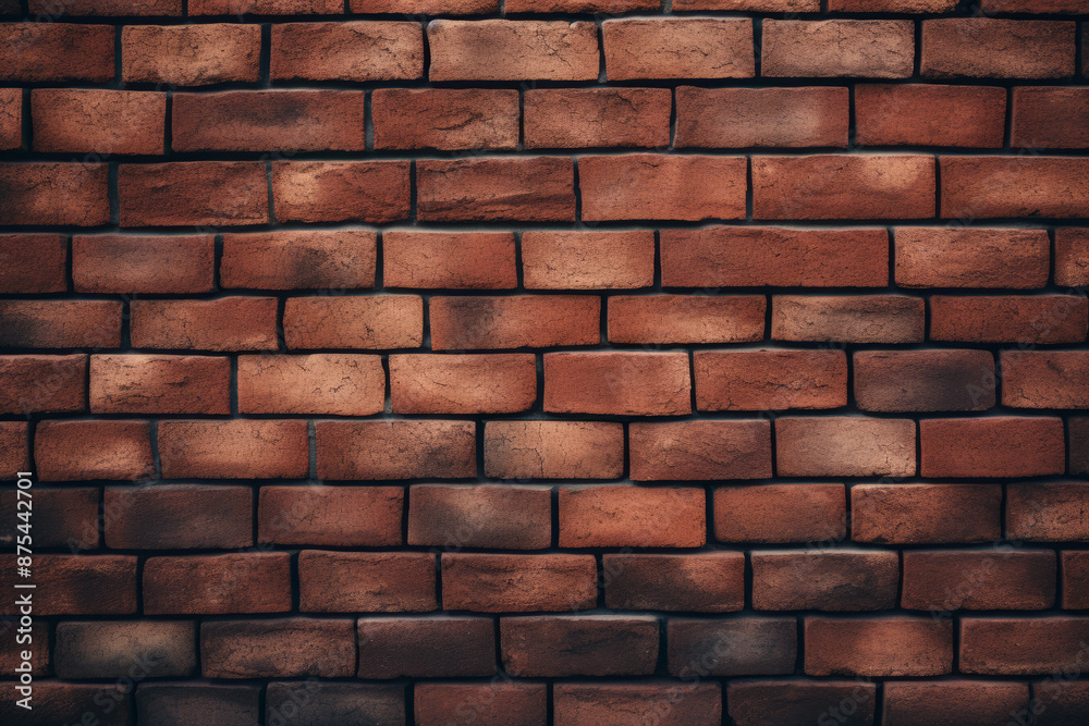 Brick wall with red brick, red brick background. Brick wall with red brick, red brick background.