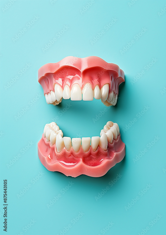 Naklejka premium teeth and dental tools