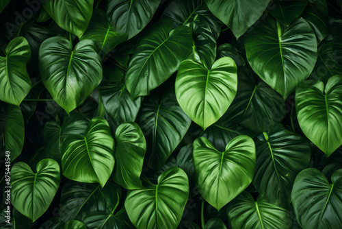 Background image of green folliage