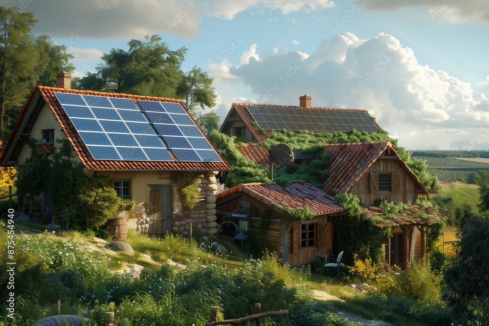 Solar panels, an alternative and clean source of energy. Solar panels, an alternative and clean source of energy.