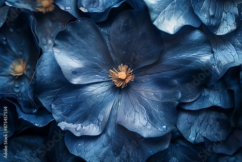 Black to dark blue background, Generated using AI