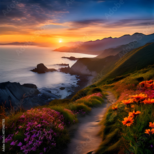 mountain path in the mountains