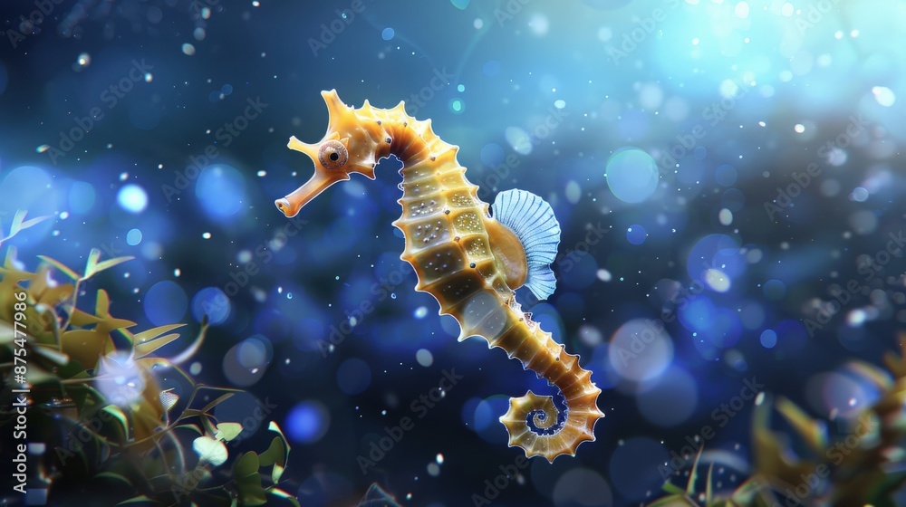 A seahorse A seahorse