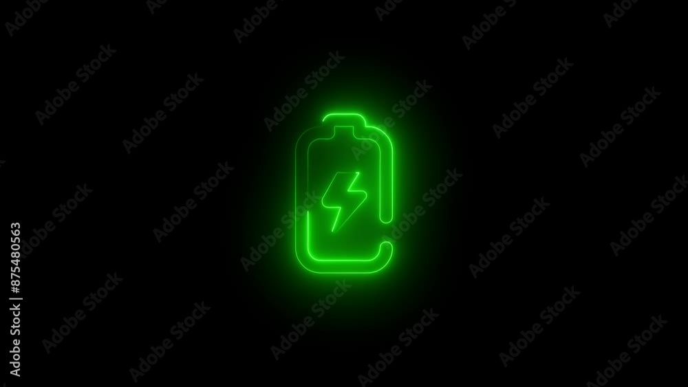 neon lightning bolt, glowing sign. Abstract neon bolt icon with circle on black background Glowing neon battery icon. power and electricity accumulator neon lightning bolt, glowing sign. Abstract neon bolt icon with circle on black background Glowing neon battery icon. power and electricity accumulator