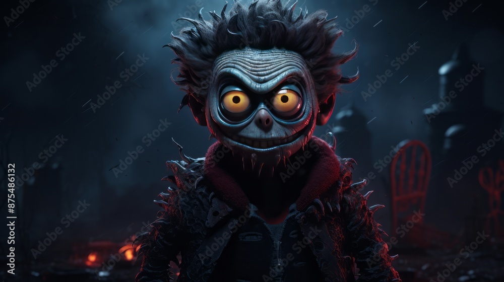 Scary Halloween monster Scary Halloween monster