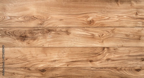 View from above of wood or plywood backdrop, light wooden table with nature pattern and color, abstract background