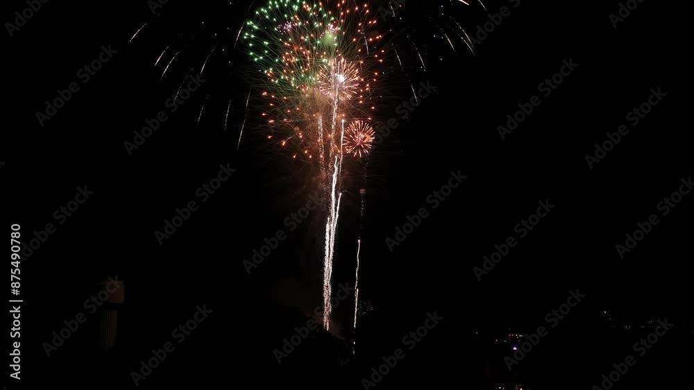 fireworks in the sky