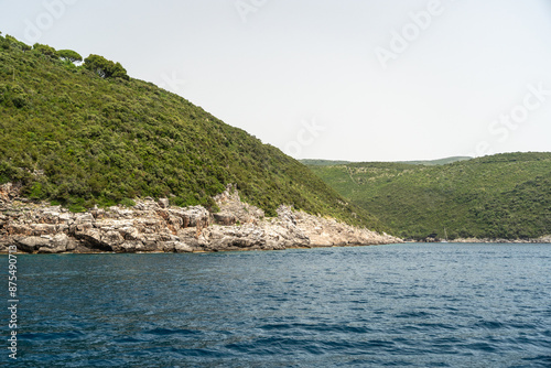 Bay of Kotor also known as the Boka views, popular Balkan coastline