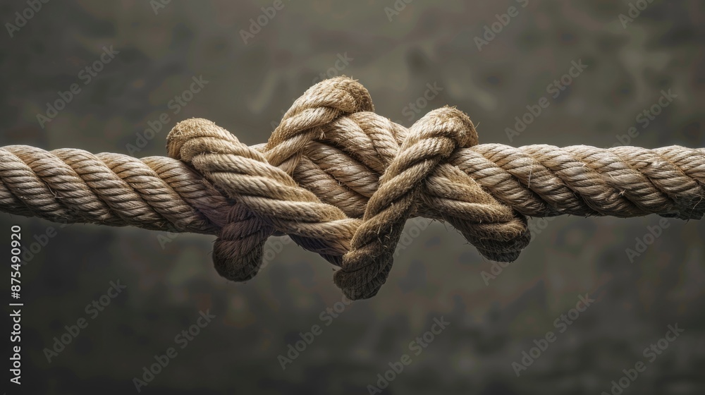 The concept of group trust and its symbol are like different ropes intertwined, forming a handshake that metaphorically represents faith, symbolizing a trusted partner for support and strength. The concept of group trust and its symbol are like different ropes intertwined, forming a handshake that metaphorically represents faith, symbolizing a trusted partner for support and strength.