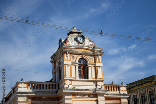 Old buildings and constructions in the historic center of Paranaguá Parana Brazil Brasil photo