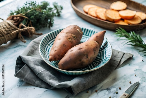 Fresh Whole Sweet Potato photo