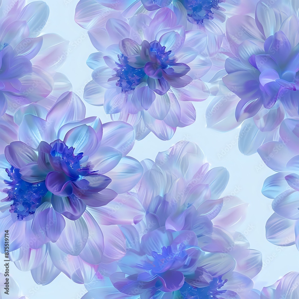Detailed Dahlia Flower Pattern with Movement and Energy Detailed Dahlia Flower Pattern with Movement and Energy