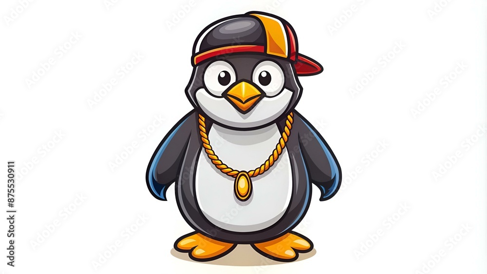 Hip Hop Penguin logo / icon design Hip Hop Penguin logo / icon design