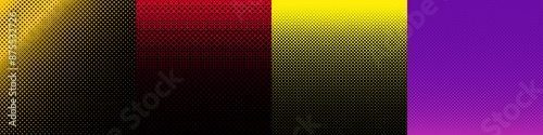 Abstract halftone pattern collection