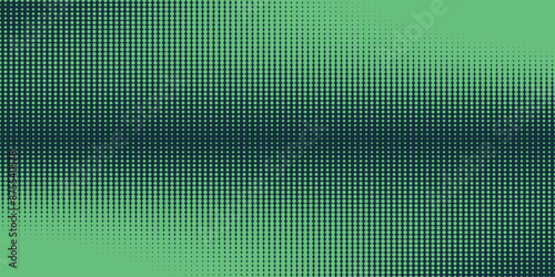 Dither Pattern Bitmap Texture Halftone Angled Gradient Vector Wide Abstract Background. Glitch Screen With Flicker Pixels Effect Wide Backdrop.