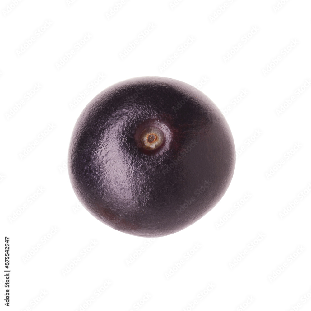 Fresh ripe acai berry isolated on white