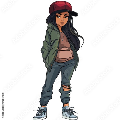 Mara Streetwear cartoon isolated whitebackground