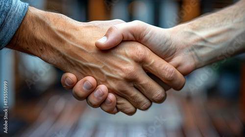 close up of hands shaking hands