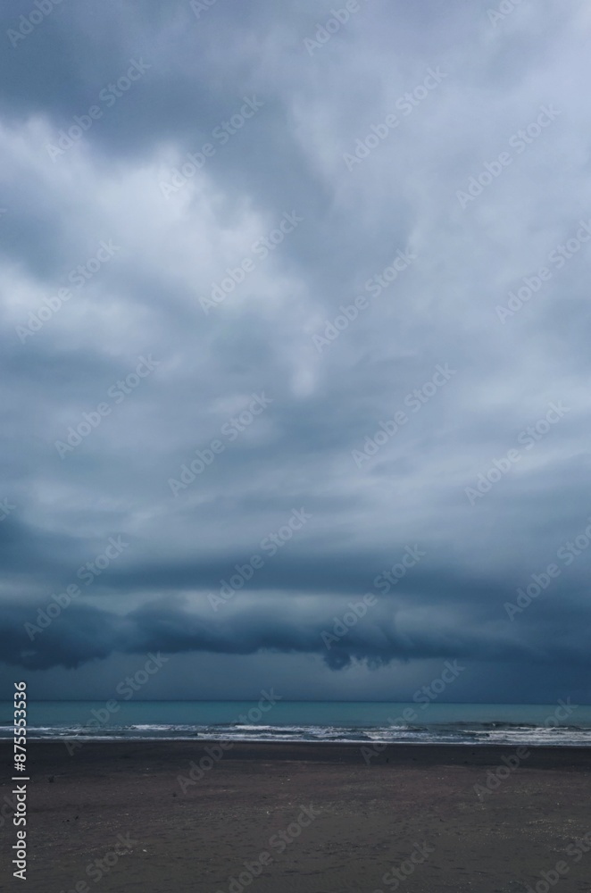 Fototapeta premium storm over the sea