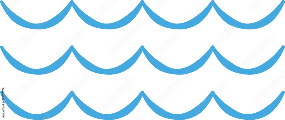 custom made wallpaper toronto digitalBlue Wave Lines Icon