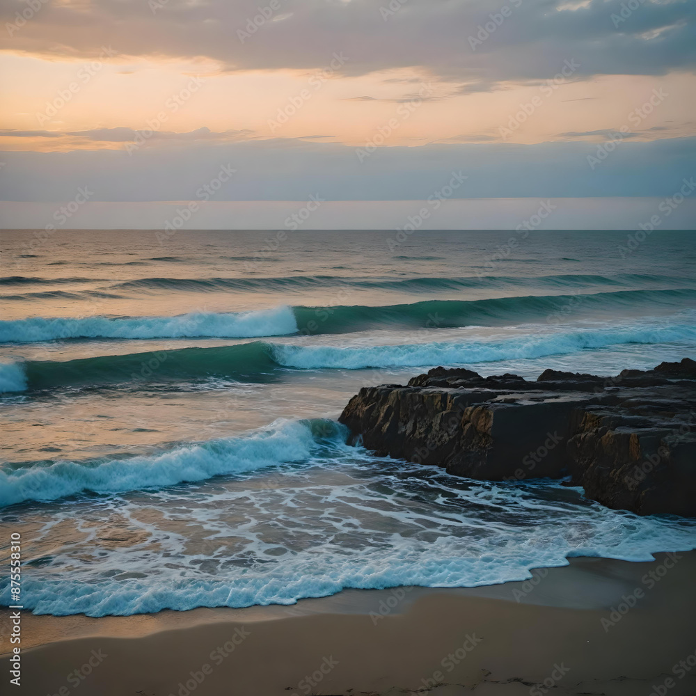 Obraz premium Ocean Dreams in Haze