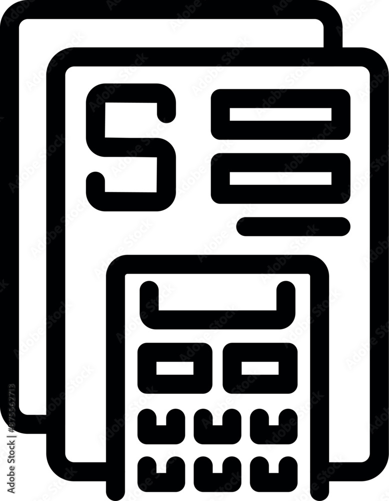 Calculator is lying on top of financial statements, illustrating the concept of accounting Calculator is lying on top of financial statements, illustrating the concept of accounting