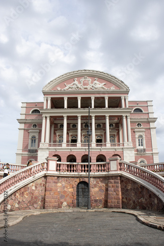 Wallpaper Mural MANAUS, AMAZONAS - JUNE 08,2024: front view of the Amazonas Theater in Manaus, Brazil Torontodigital.ca