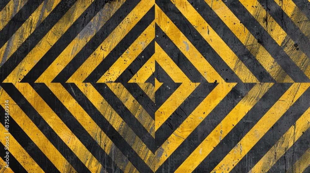 Simple geometric design with yellow stripes on seamless background Simple geometric design with yellow stripes on seamless background