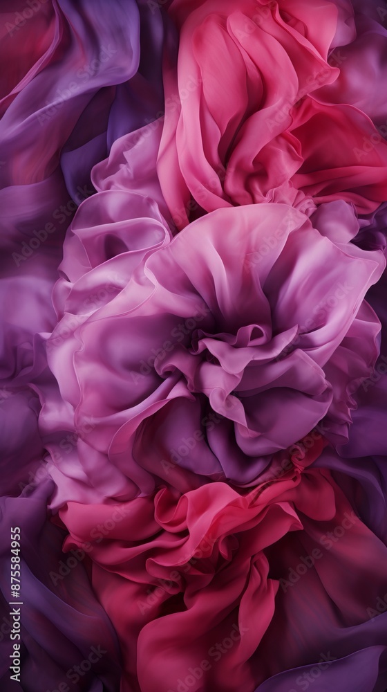 a close up of purple and pink fabric a close up of purple and pink fabric