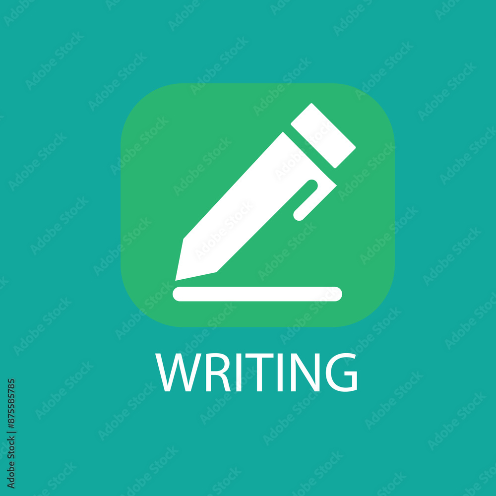 Edit icon vector. Pencil, Write icon symbol illustration