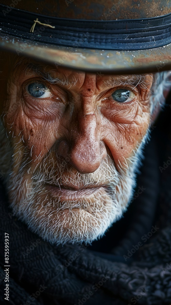 Elderly Dutch man with a friendly expression Elderly Dutch man with a friendly expression