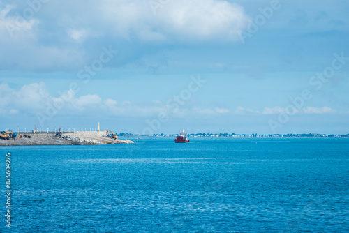 Canvas Print Dunlaoghaire, Dublin, Ireland - seaside city scenery