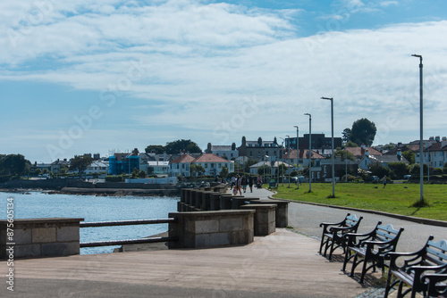 Photography Dunlaoghaire, Dublin, Ireland - seaside city scenery