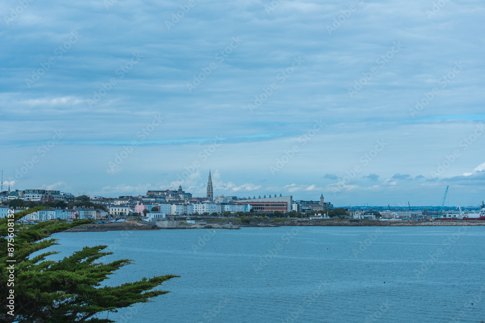 Dunlaoghaire, Dublin, Ireland - seaside city scenery Dunlaoghaire, Dublin, Ireland - seaside city scenery