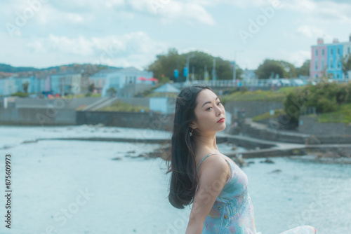 Photography Dublin, Ireland - Oriental women at the seaside town
