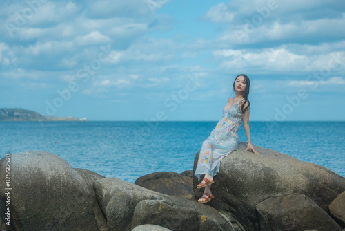 Photography Dublin, Ireland - Oriental women at the seaside town
