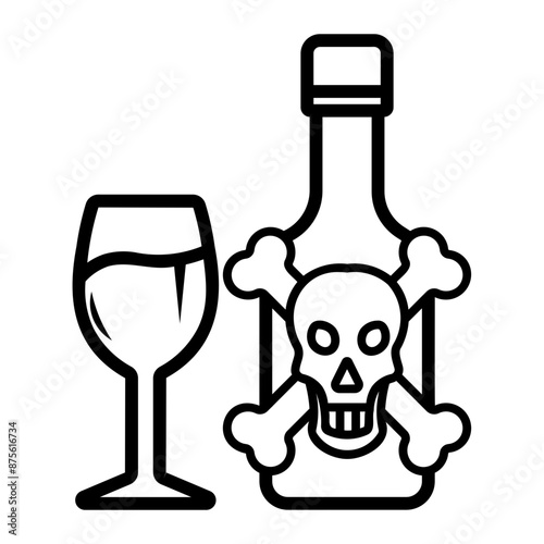 addiction Line Icon