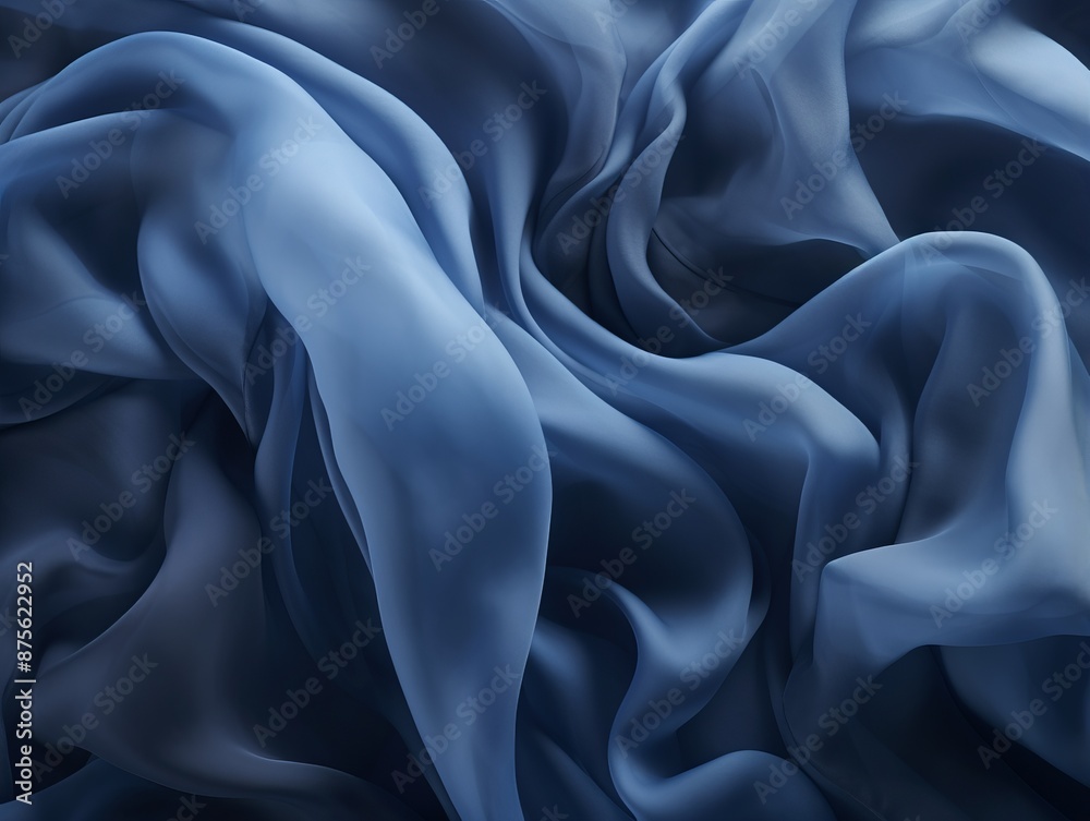Fototapeta premium an abstract image of blue fabric