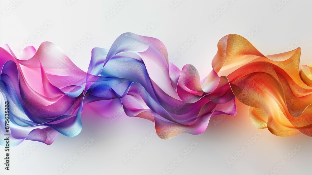 Fototapeta premium Abstract Colorful Waves