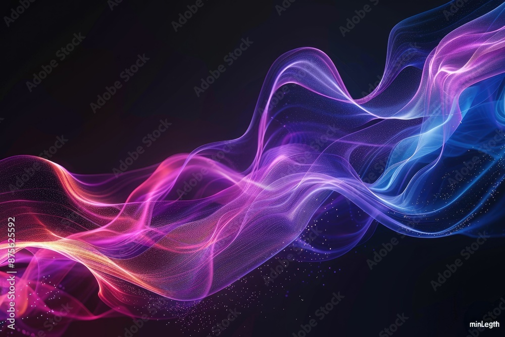 Fototapeta premium Abstract Swirling Colorful Smoke