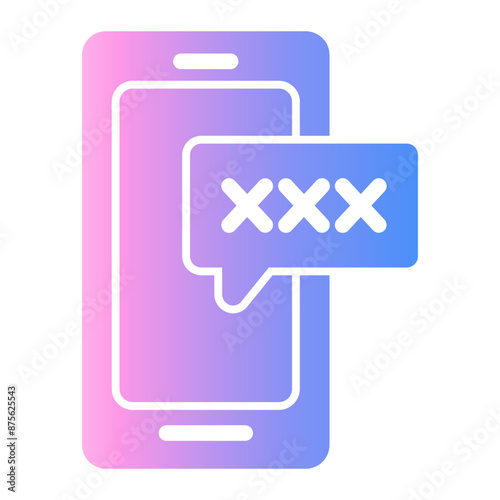 messaging Gradient icon