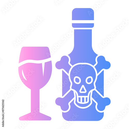addiction Gradient icon