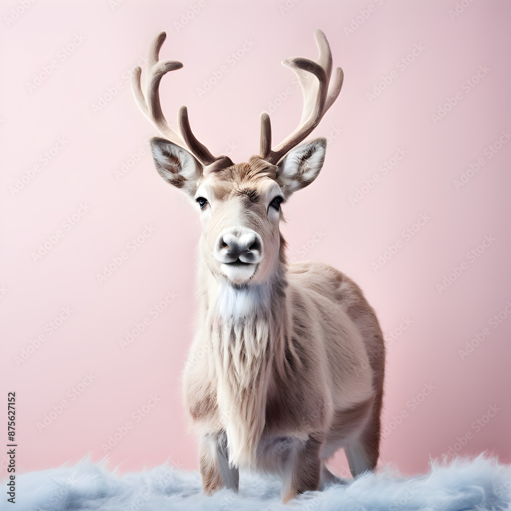 Obraz premium deer in the snow