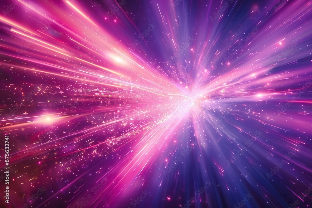 Abstract image of glowing pink and purple light. Abstract image of glowing pink and purple light.
