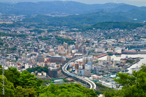 弓張岳展望台からの眺望（長崎県・佐世保市）