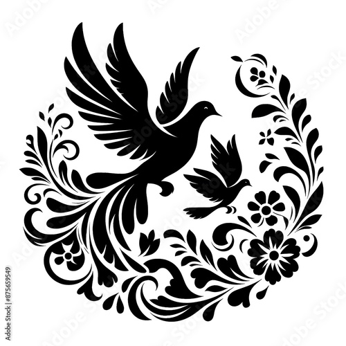 Dove silhouette