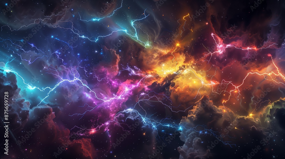 Obraz premium Abstract Background smoky blackhole dynamic