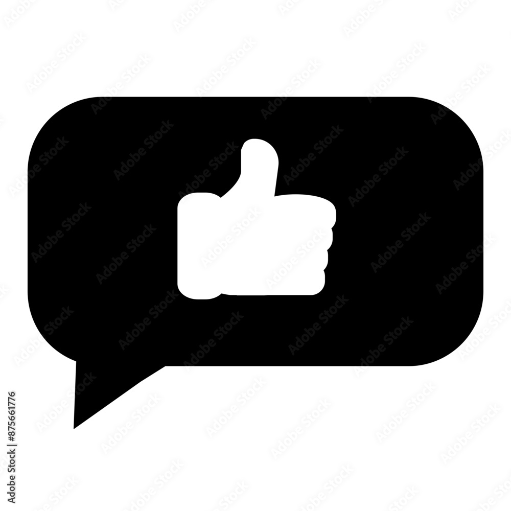 Like Bubble Social Media Icon, Simple Icon Vector Design, best used for presentation, application, web and banner Like Bubble Social Media Icon, Simple Icon Vector Design, best used for presentation, application, web and banner