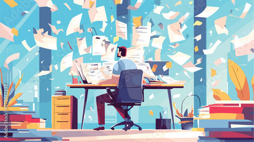 A multitasking job is a man with many hands with 